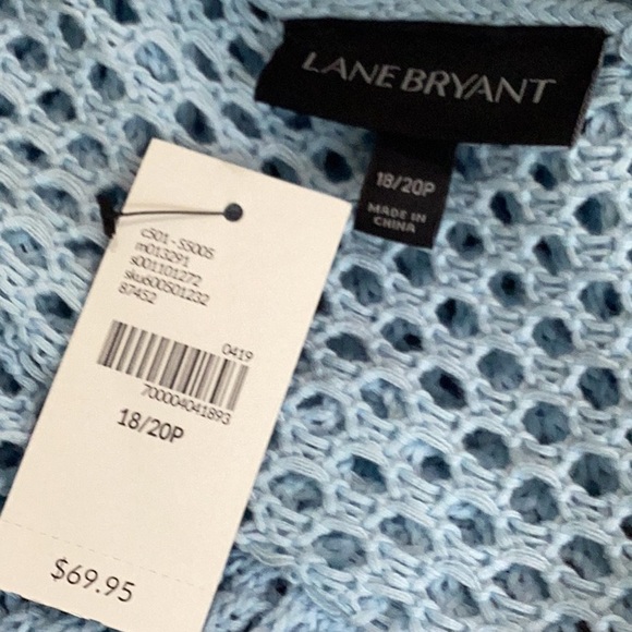 🚨Final Sale🚨!! NWT Lane Bryant Long Crocket Knit Sweater Size 18/20 - Picture 5 of 5